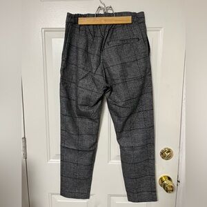 Patterned plaid casual dress pants. ASOS Bolognaro.